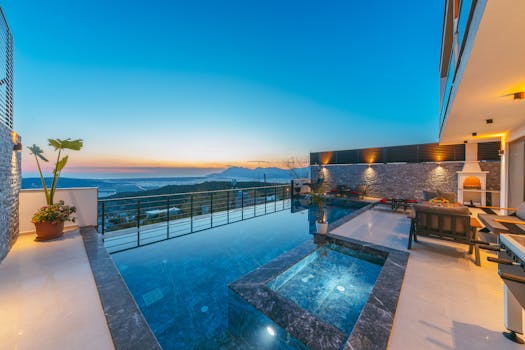 Hidden Luxury Resorts With Sunset Ocean Panorama Terraces