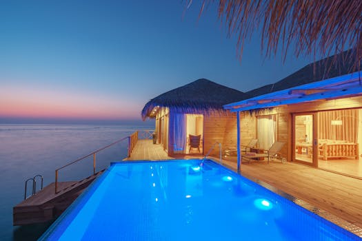 Private Beach Resorts With Premium Sunset Deck Pool Views